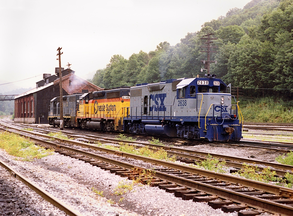 Three locomotives